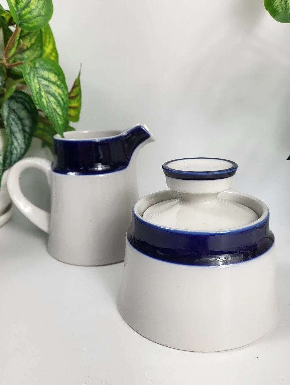 Noritake Sugar & Creamer - Primastone Fjord Running Free - Mid Century Vintage
